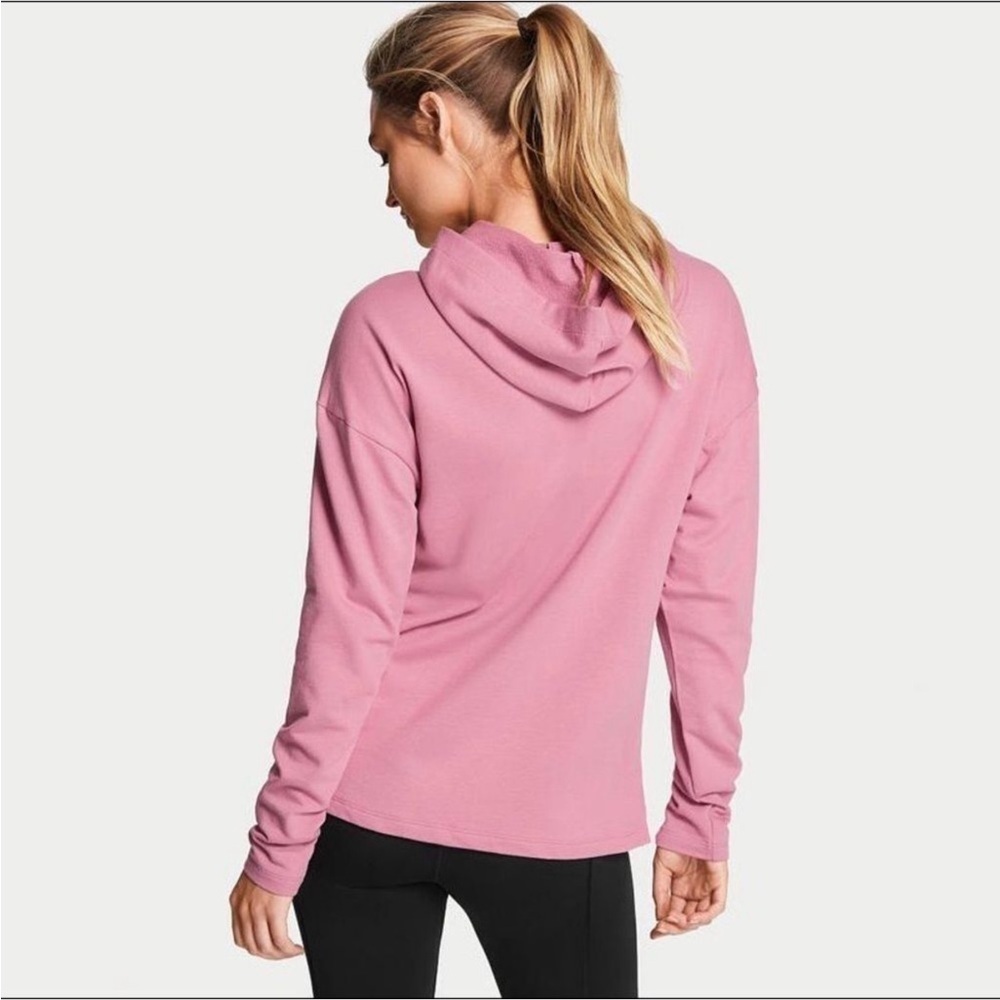 Victoria’s Secret VSX Victoria Sport Pink Lightweight Hoodie Pullover Small - Picture 5 of 14